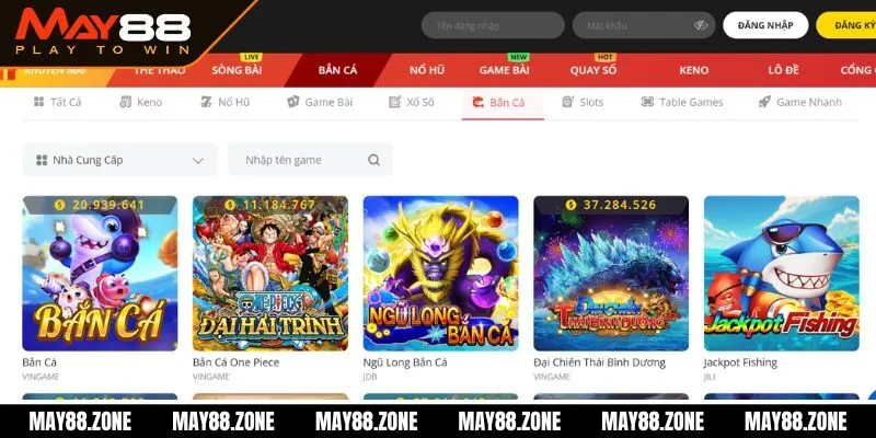 MAY88 - Link Bóng Đá Nhà Cái May88.Com Chính Thức 19 Bắn Cá đổi thưởng đại dương