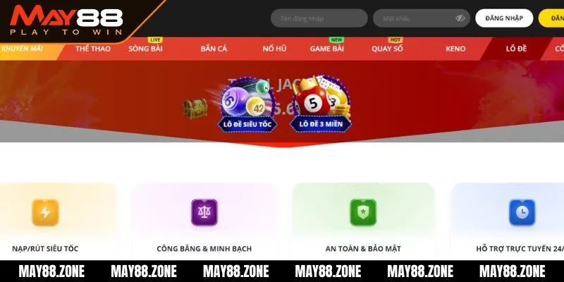 MAY88 - Link Bóng Đá Nhà Cái May88.Com Chính Thức 18 Lô Đề, Xổ Số 1 ăn 99